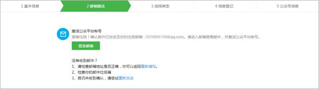微信公众号申请流程图